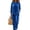 Blue, variant on Clossjun Womens Velvet Sweat Suit 2 Pieces Casual Fashion Fall Outfits Long Sleeve Velour Top & Wide Leg Pant Lounge Sets for Work Out S