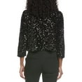 thumbnail image 2 of Walter Baker womens  Rowan Sequin Jacket, XL, Black, 2 of 3