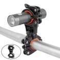 thumbnail image 3 of Clip de soporte de luz y soporte de abrazadera Base de soporte universal de horquilla delantera Bicicleta Ciclismo Negro, 3 of 9