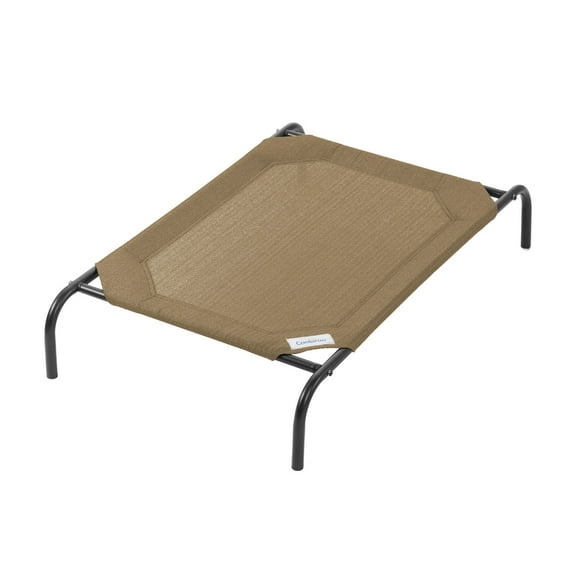 The Original Coolaroo Elevated Pet Dog Bed, Indoor & Outdoor Use, Durable, Cooling, Brown, Medium, 42" L x 25.50" W x 8" H