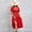 Red, variant on Floral Dress, V Neck Short Sleeve Mini Dress with Pockets, Casual Summer Dress for Women in Stretch Polyester