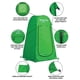 thumbnail image 2 of GigaTent Pop Up Pod Tienda de campaña para ducha con privacidad para vestuario – Refugio portátil instantáneo para la lluvia al aire libre, inodoro de campamento para camping y playa – Ligero y resist, 2 of 5