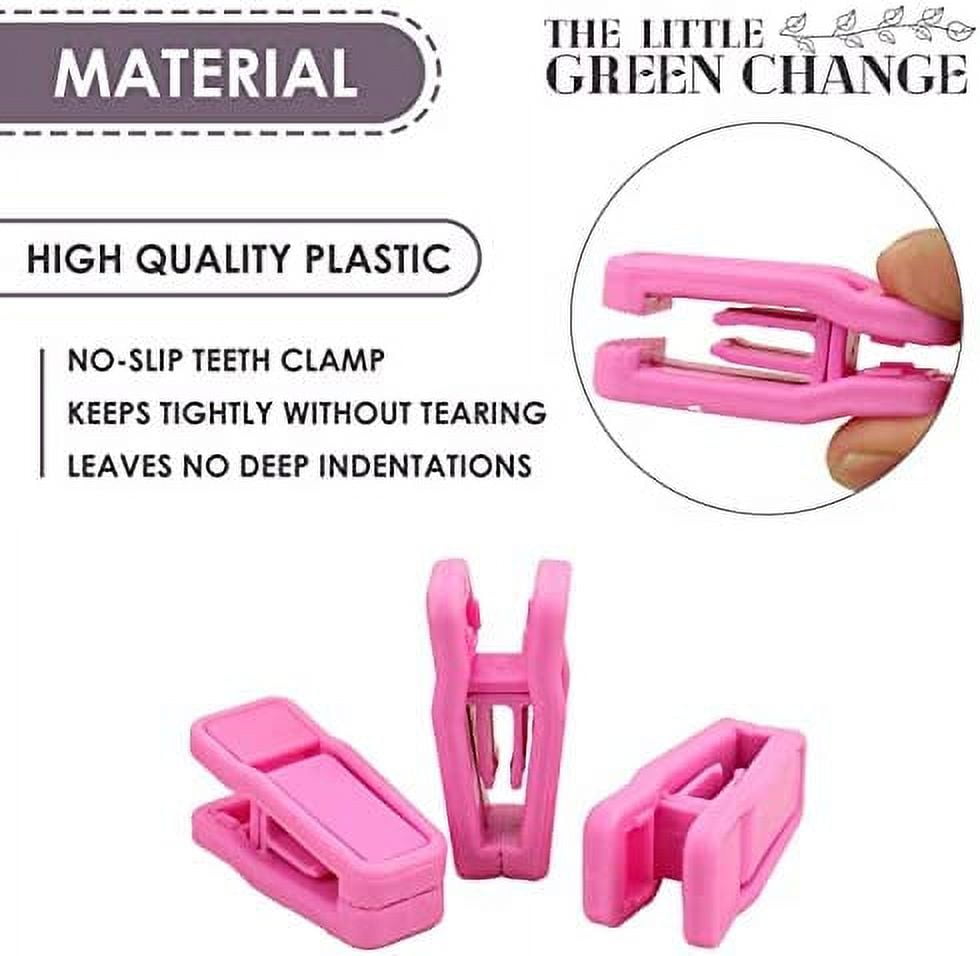 Dofulay 20 Pack Plastic Finger Clips for Hangers,Pants Hanger Clips, Strong  Pinch Grip Clips for Use with Slim-line Clothes Hangers, Clips for Velvet  Hangers 