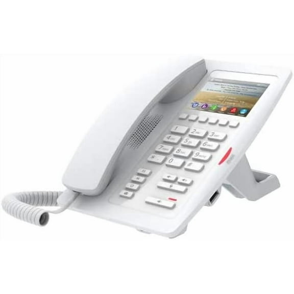 Fanvil H5 Hotel IP Phone Brilliant Design for Hotels,3.5''Color Screen Displays Hotel Information