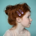 thumbnail image 4 of 60PCS Kids Hair Snap Clips Cute Solid Color Hair Barrettes Hair Accessories, 4 of 10