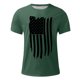 thumbnail image 3 of Camisetas de Manga Larga para Hombres Imprimir Casual Cuello Redondo Camiseta de Manga Corta, Camisetas de Manga Larga para Hombres Algodón, 3 of 4