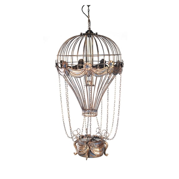 Vintage Hot Air Balloon Pendant