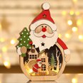 thumbnail image 3 of Decoración De Iluminación De Navidad Led Adorno Colorido De Navidad De Madera Luz De Hadas De Navidad Luminosa Para Fiesta De Dormitorio De Navidad sonducket HA027474-02, 3 of 6