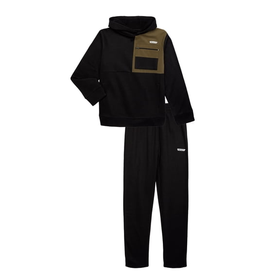 Hind Boys Activewear Jacket and Pants Fleece Outfit Set, 2-Piece, Sizes 4-16