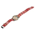 thumbnail image 1 of Roloj, Multicolor Estilo Bohemio Moda Mujer RELOJES LATÓN PU CUERO RELOJ DE PULSERA PARA MUJERES HOMBRES Fiesta de Cumpados Botón Batera, 1 of 7