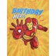 thumbnail image 3 of Camiseta Marvel Iron Man Birthday Boy de manga corta de 4 a 5 años, 3 of 7