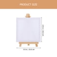 thumbnail image 5 of CTIRCHIU 15-Piece Canvas Painting Set with Wooden Frames for Beginners, 10x10x1 cm Each, 5 of 8