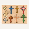 thumbnail image 1 of MakerAid® Cross & Dove Easy Trace Reusable Pattern, 1 of 3
