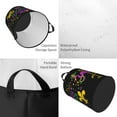 thumbnail image 4 of Fotbe Laundry Hamper With Durable Leather Laundry Basket Mardi Gras With Flamingo Thickened Waterproof Round Collapsible Laundry Hamper, Dirty Clothes Laundry Basket, 4 of 8