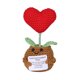 thumbnail image 1 of Adornos Crochet Flores Plantas Lindas en Maceta Tejidas Con Tarjeta Positiva Creativa Inspiradora para Amigos La Familia, 1 of 8