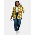 thumbnail image 2 of Terra & Sky Women's Plus Size Faux Shearling Shacket, Sizes 0X-5X, 2 of 5