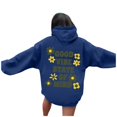 thumbnail image 4 of WEAIXIMIUNG Mama Sweatshirt Plus Size Ladies Fashion Hooded Letters Printing Printing Hoodies Leisure Blouse, 4 of 8