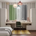 thumbnail image 5 of Sage Green Gray Ombre Kitchen Curtains 63 Inch Length, Vintage Country Wooden Grommet Top Bedroom Living Room Curtains, Light Filtering Cafe Curtain Drapes 2 Panels Set 84''x63'', 5 of 9
