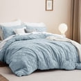 thumbnail image 2 of Juego de edredón Bedsure Queen Dusty Blue con 2 fundas de almohada, 2 of 7