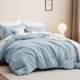 thumbnail image 2 of Juego de edredón Bedsure Queen Dusty Blue con 2 fundas de almohada, 2 of 7