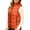 Saffron, variant on Women's Plus Size Sleeveless Down Vest with Stand Collar, Black, Size XXL