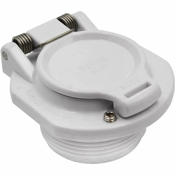 ACA Vacuum Lock Safety Pool Wall Lock White Fits Suction Pool Cleaners Replacement for W400BWHP