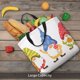 thumbnail image 5 of Balery Autumn Funny Gnomes Bolsa de Mano para Mujeres con Cremallera, Bolsa de Gimnasio con Compartimentos, Bolsa para Laptop, Bolsa para Trabajo, 5 of 7