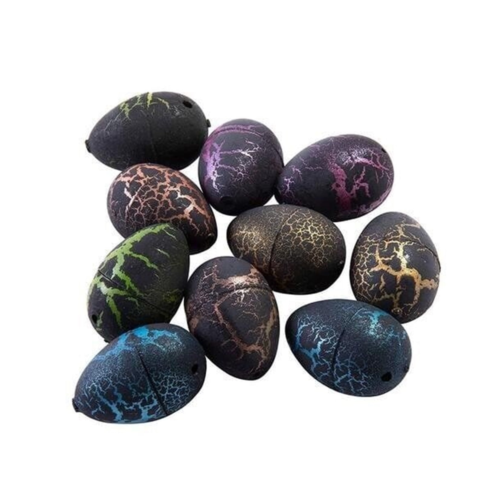 hengsof 60 Pack Dinosaur Eggs Hatching In Water Crack With Assorted Color Hunting Game Birthday Party Favors For Toddler Kids 3-10 Boys Girls