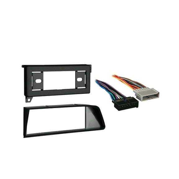 Fits Dodge Full Size Van 1984-1997 Single DIN Harness Radio Install Dash Kit