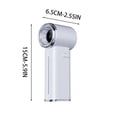 thumbnail image 3 of Portable Handheld Fan, Powerful Mini Cooling Device With Visual Water Tank, for Travel and Home Use, White, 3 of 9