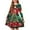 D-Green, variant on Kids Christmas Dresses for Girls Long Sleeve Classic Christmas Graphic A-Line Dresses Flowy Fall Dresses Christmas Dress Girls Size 7-8 Years