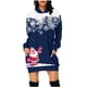 thumbnail image 2 of WILLBEST Sudaderas para Mujer, Vestido de Navidad, Vestido de Noche para Mujer, Sudadera Navideña de Moda con Capucha y Bolsillo Tipo Bolso, Sudadera Estampada, Falda de Moda XX-Grande, 2 of 4