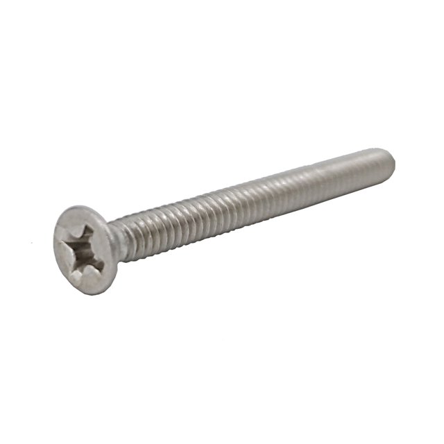 FixtureDisplays® 6-32*1-1/2" Stainless Flat Head Machine Screws, Full Thread, Phillips Drive, Stainless Steel 18-8, Machine Thread 314901