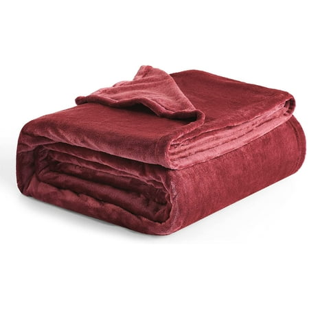 Burgundy king size blanket sale