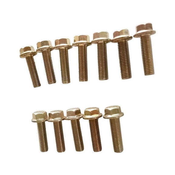 Exhaust Manifold Hardware Kit - Compatible with 2000 - 2014 Chevy Suburban 1500 5.3L V8 2001 2002 2003 2004 2005 2006 2007 2008 2009 2010 2011 2012 2013