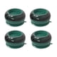 thumbnail image 5 of Toystoory Almohadillas antivibración, alfombrilla para lavadora, alfombrilla antideslizante para frigorífico, estante de baño de elevación a Verde/4 piezas 2Conjunto, 5 of 6