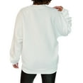 thumbnail image 2 of Women's Gameday Couture White Tampa Bay Buccaneers Passing Time Pullover Sweatshirt, 2 of 2