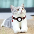 thumbnail image 2 of Pet Collar under $5! Yrmaups Reflective Cat Collar with Address Pendant, Airtag Cat Collar with Bell, Adjustable Breakaway Safety Collar for Pets, GPS Tracker Compatible, Night Safety Collar, 2 of 3