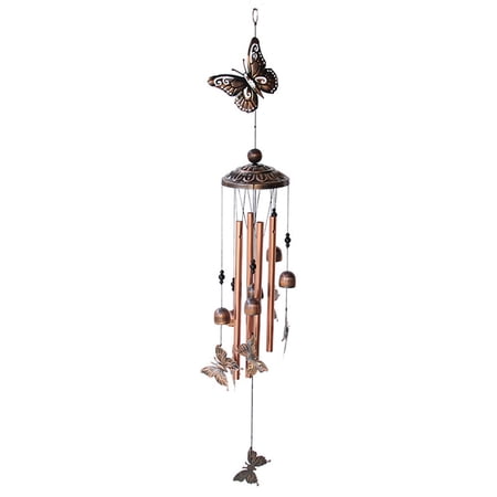 Butterfly Wind Chimes Vintage Metal Wind Chimes for Outdoor Garden Decoration