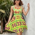 thumbnail image 3 of Best Play Bingo Dress Summer Street Style Dresses Female Sleeveless Printed Sundress, 3 of 7