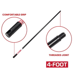 Hyper Tough 4ft Steel Extension Pole