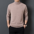 thumbnail image 2 of Pull Homme Chaud et Confortable à Manches Longues Col Roulé Vêtements Homme, 2 of 5