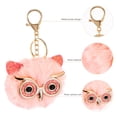 thumbnail image 2 of 2pcs Owl Ball Key Chain Key Ring Pendant Car Bag Ornament Creative Keychain, 2 of 3
