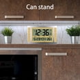 thumbnail image 5 of Yannianjz under $5 3Pcs Electronic Wall Clock, Large Screen LCD Wall Clock, Quiet Electronic Digital Clock, Date Temperature Display, Anniversary Reminder Timer, Home Office Clock, 5 of 9