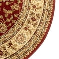 thumbnail image 6 of Rugs.com Aditi Collection Rug – 5' 3 Round Red Low Rug Perfect For Kitchens, Dining Rooms, 6 of 9