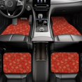 thumbnail image 6 of Sikiie Tomatoes Car Foot Mat Set of 4 Pieces Basics Universal Fit Rubber Carpet Floor Mats For Car SUV Van & Truck, 26.8"L x 17.3"W (Front), 13"L x 17.3"W(Rear), 6 of 6