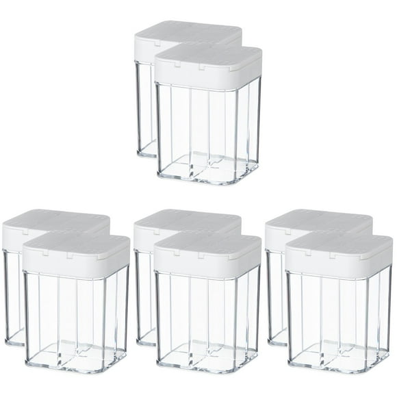 8 Pcs Compartment Spice Box Seasoning Box Reusable Spice Holder Spice Box for Kitchen