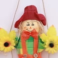 thumbnail image 3 of Halloween Hanging Scarecrow Swing Ornament for Fall Decor, Rustic Wall Decoration Prop, Festive Autumn Seasonal Party for Home Classroom, 3 of 7