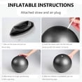thumbnail image 3 of HSHDLDF Mini Pilates Ball Exercise Ball for Yoga 25cm Mini Yoga Ball, Core Ball,Small Workout Ball, Mini Stability Ball,Ballon Exercise Ball for Aadults, 3 of 7
