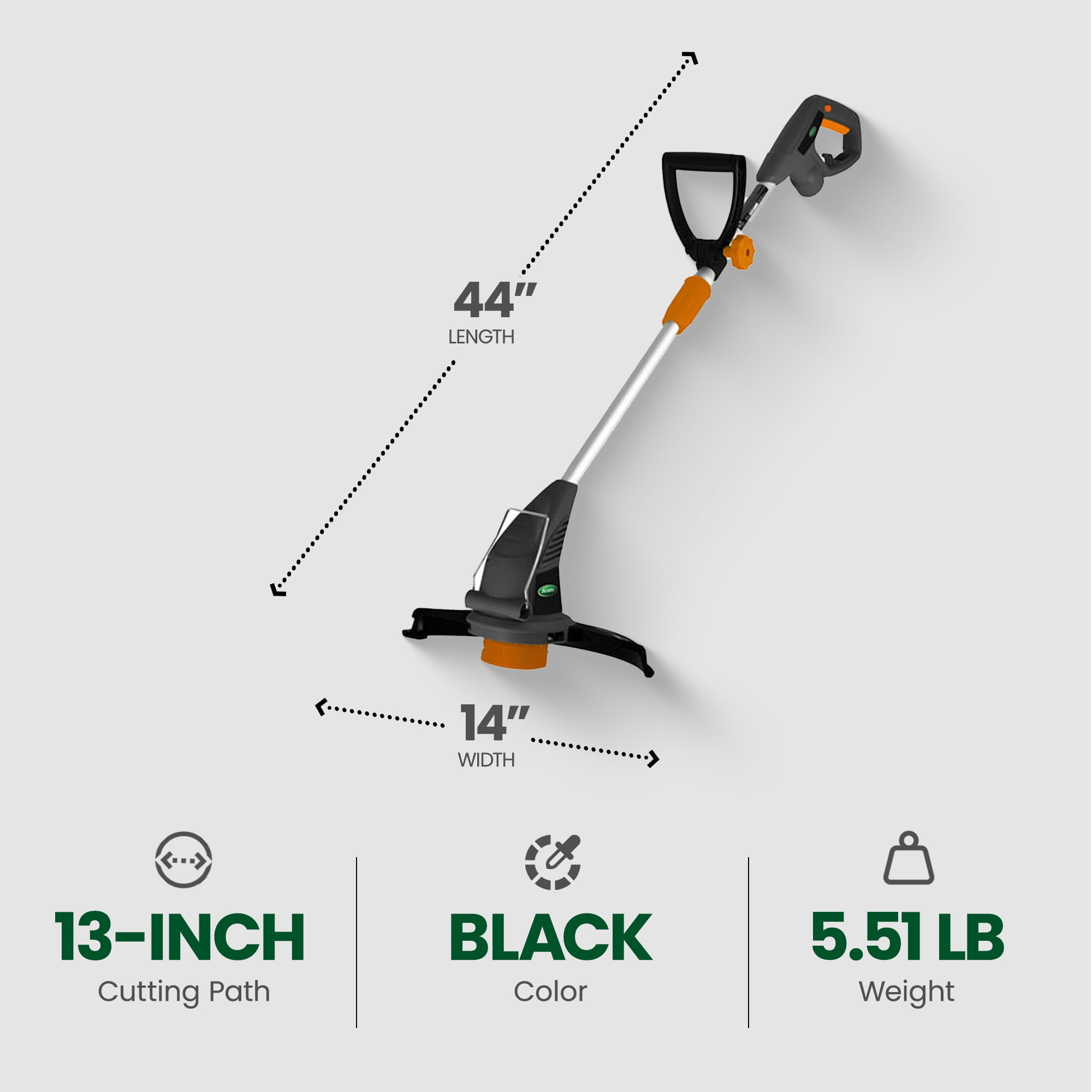 Scotts Outdoor Power Tools Corded Electric String Trimmer w/Telescopic Pole